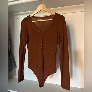 Abercrombie Long Sleeve Bodysuit